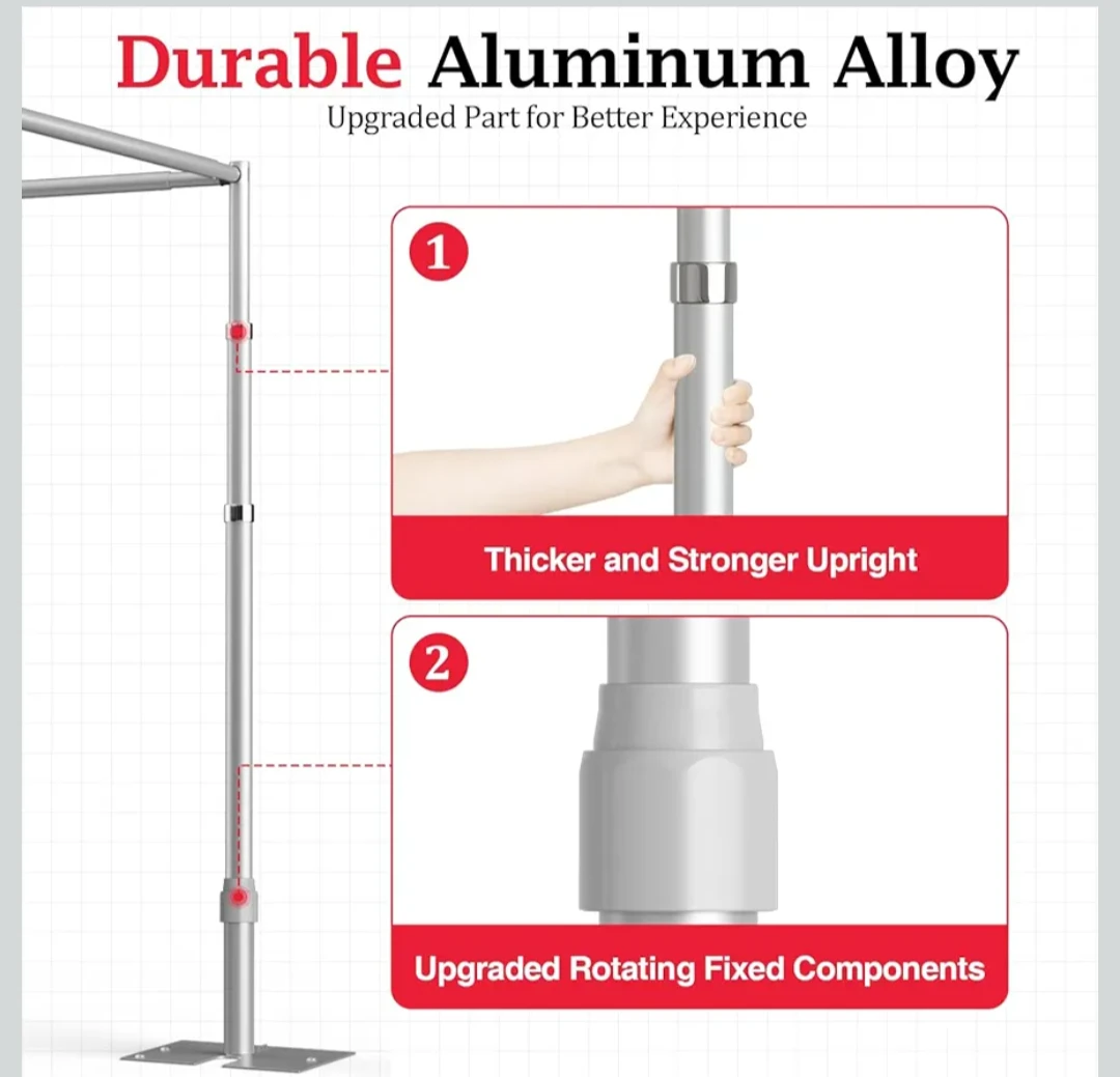 Adjustable Aluminum Backdrop Stand - photo 3