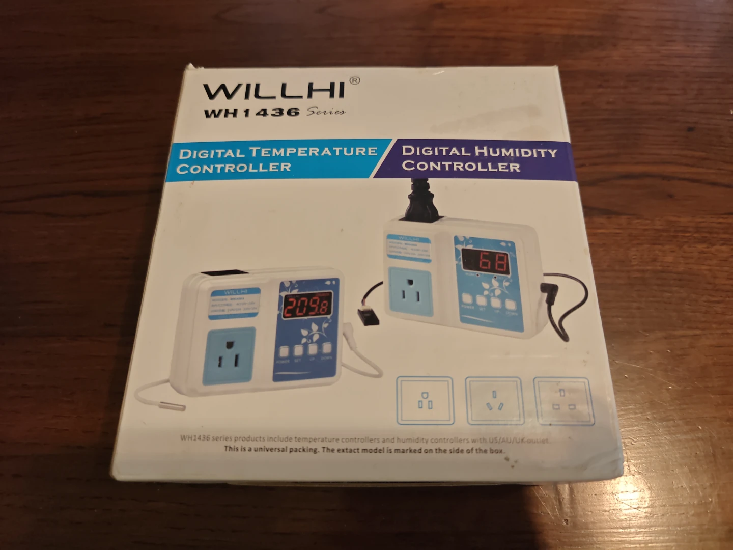 WILLHI WH1436 Digital Temperature and Humidity Controller