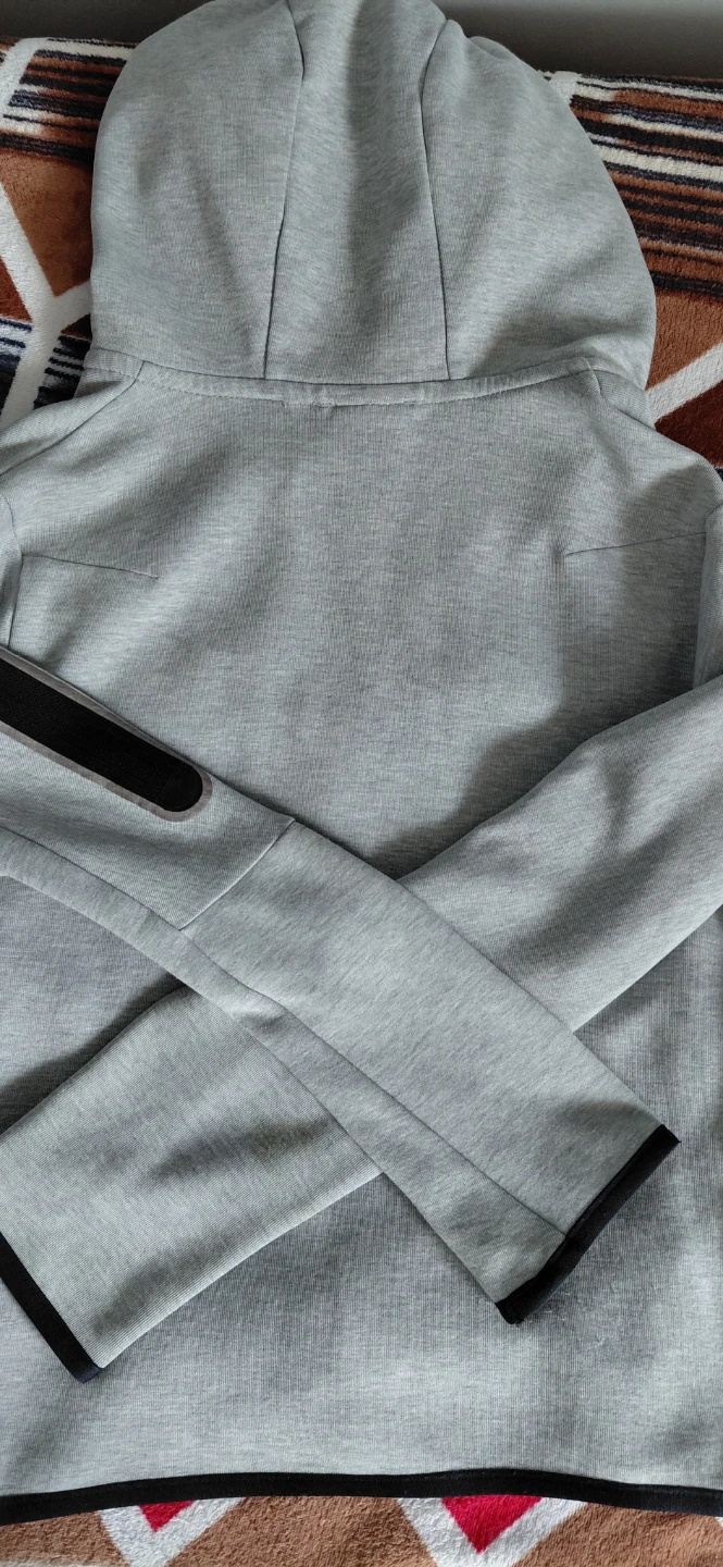 Nike Tech Fleece Grey Zip-Up Hoodie - photo 2