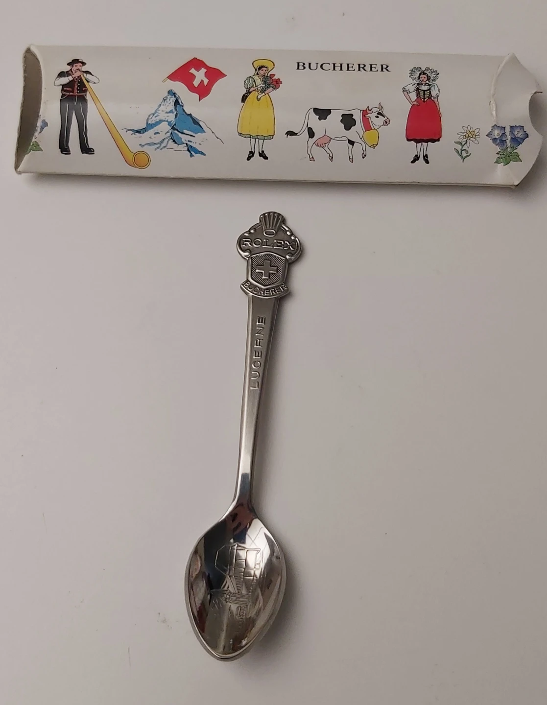 Bucherer Lucerne Switzerland Souvenir Spoon