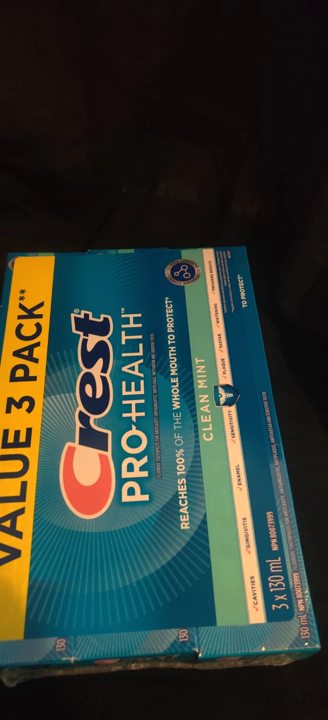 Crest Pro-Health Clean Mint Toothpaste 2 packs x3 each - photo 3