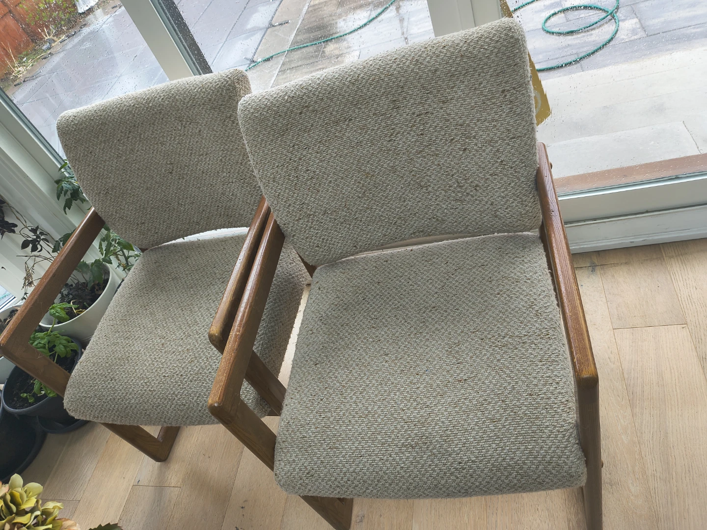 Pair of Mid-Century Style Accent Chairs