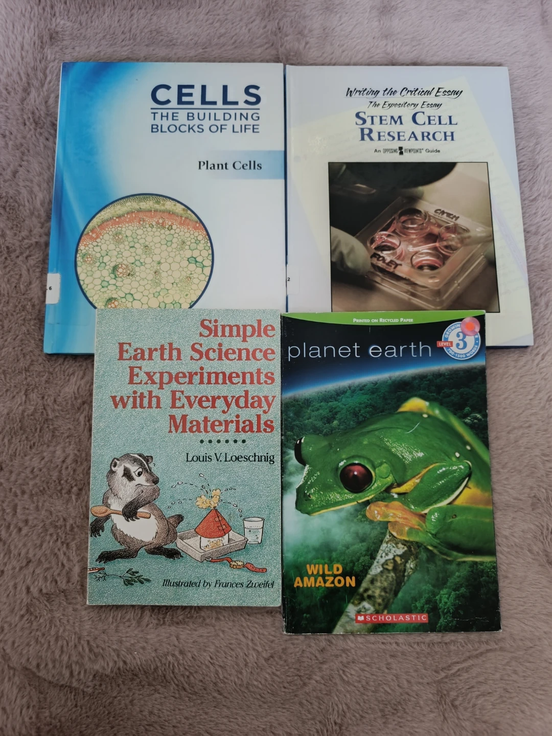 Set of 4 Science Books