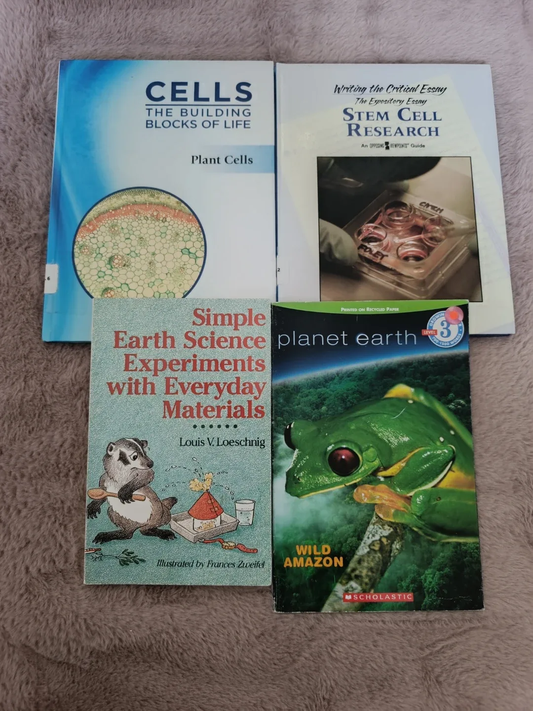 Set of 4 Science Books