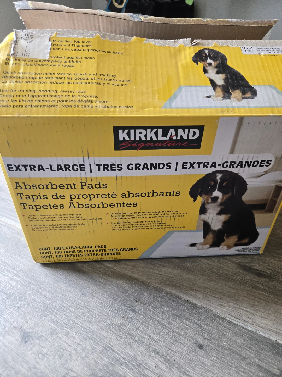 Kirkland Signature Extra-Large Absorbent Pads - 100 Count