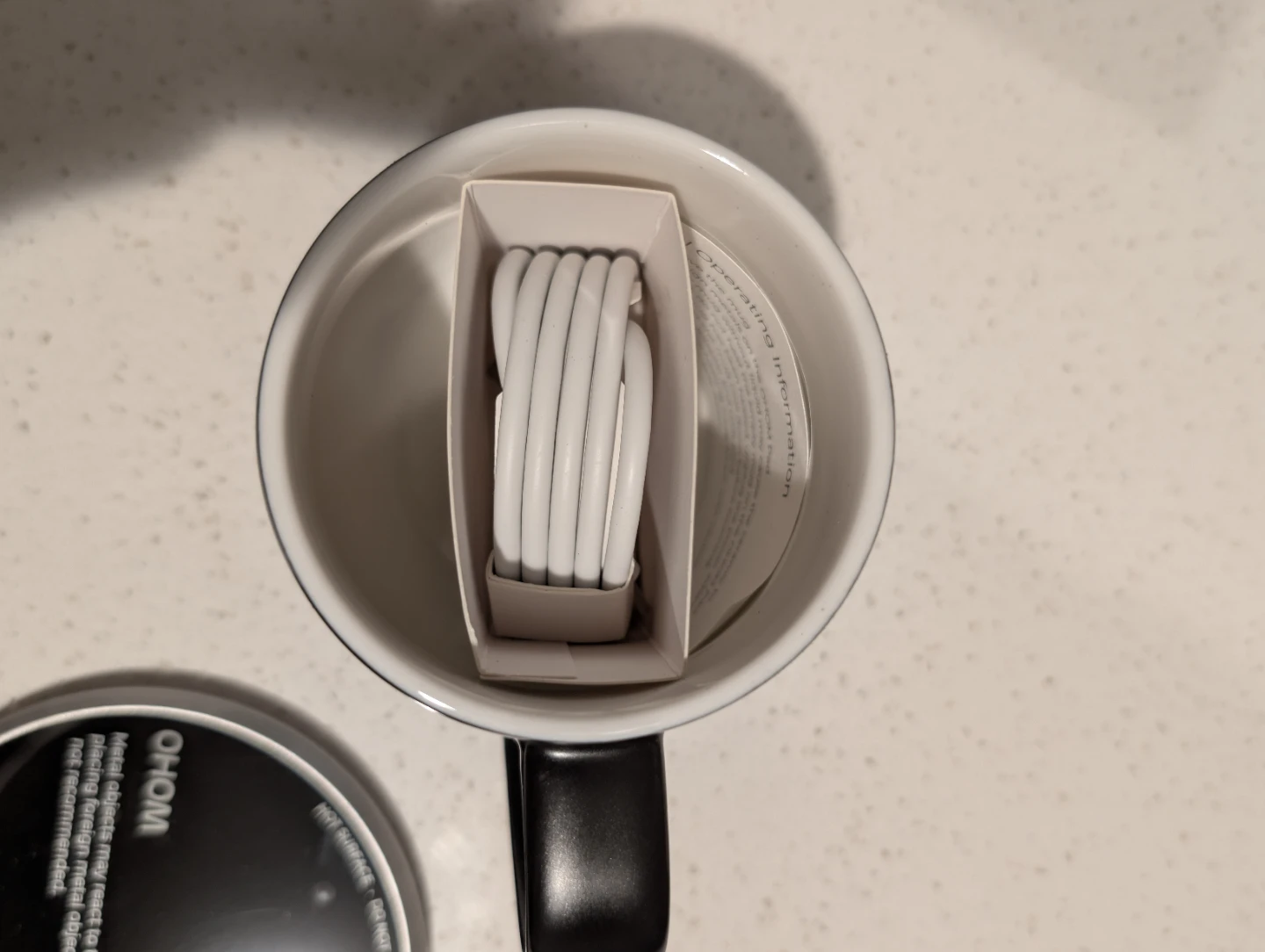 OHOM Ui Fine Ceramic Self-Heating Mug Set - photo 3