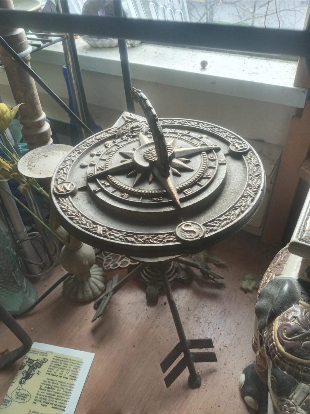 Decorative Sundial Compass