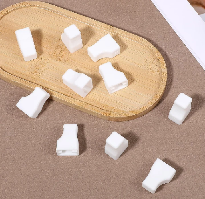 White Syrup Pump Tip Covers