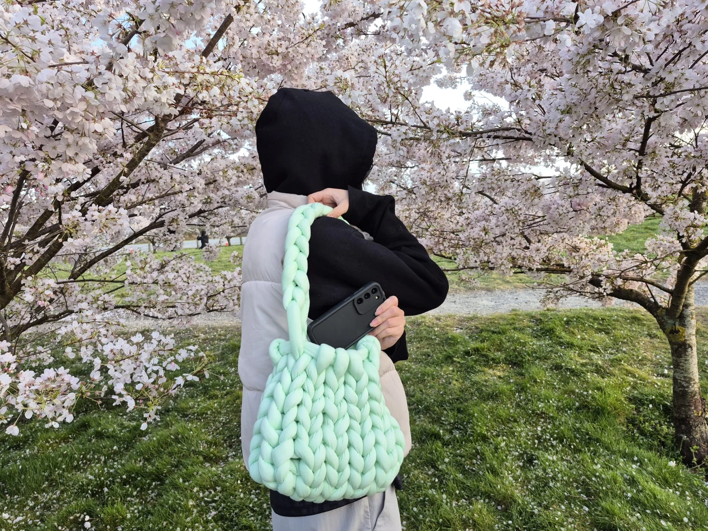 Chunky Knit Tote Bag - photo 3