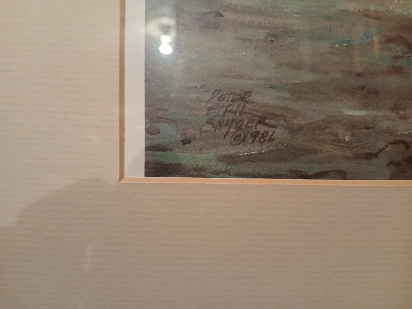 Peter Ettril Snyder "A Painter's Harvest" Print 1986 - photo 2