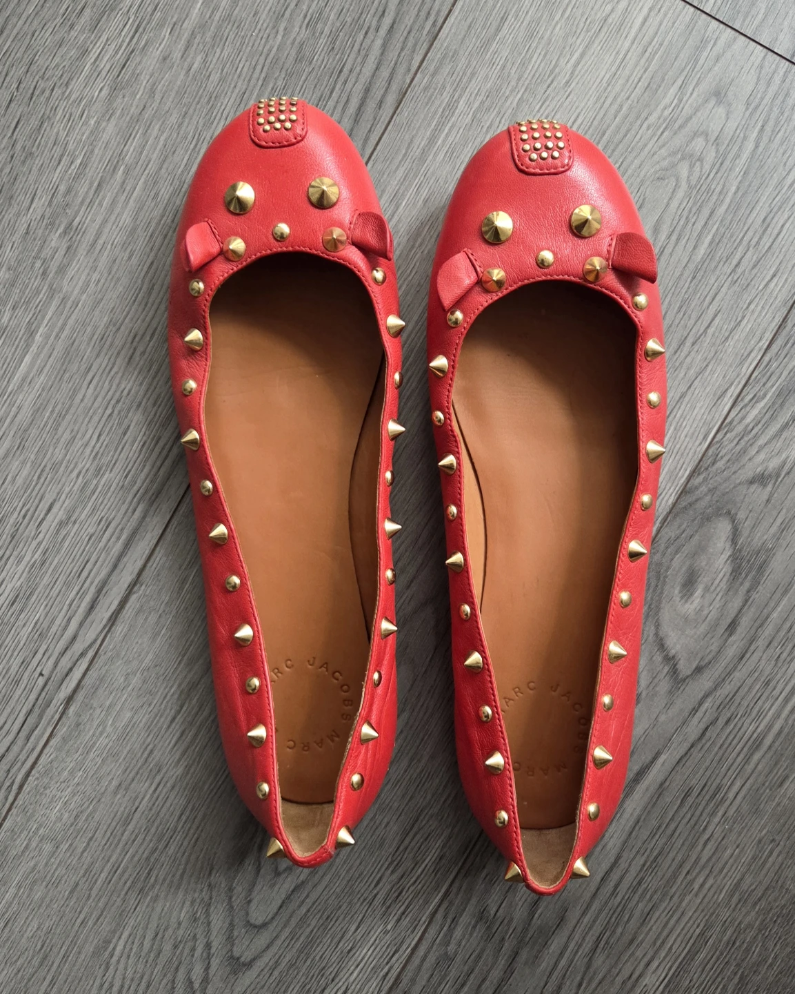 Marc Jacobs  red flats 37