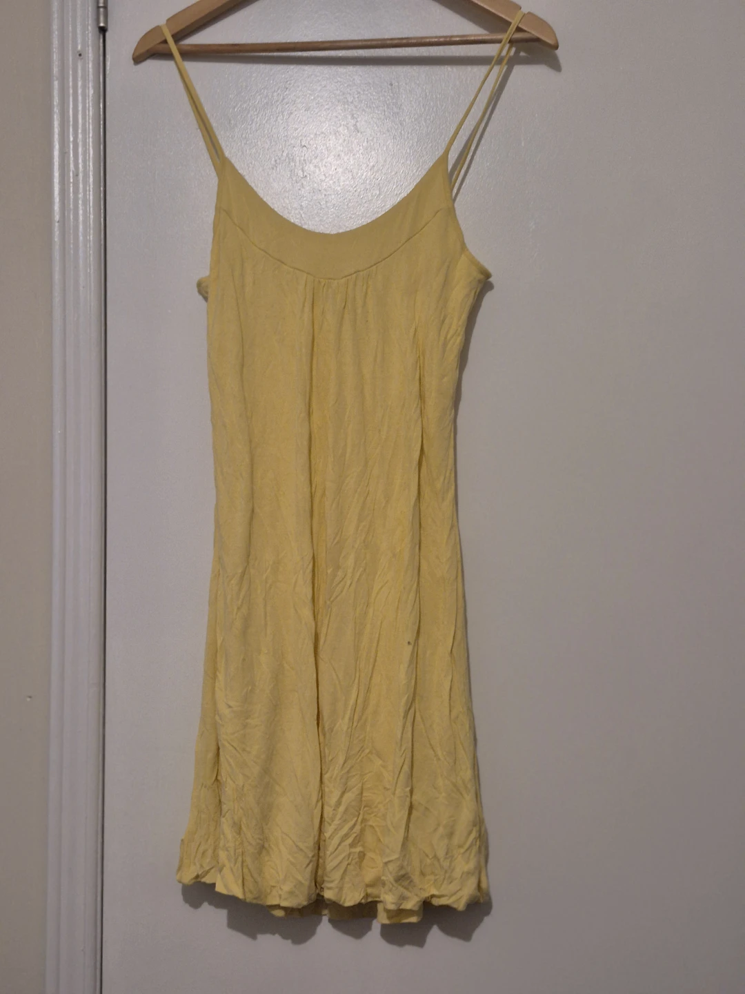 BUNDLE GARAGE Spaghetti Strap Mini Dress - Yellow & Green - photo 2