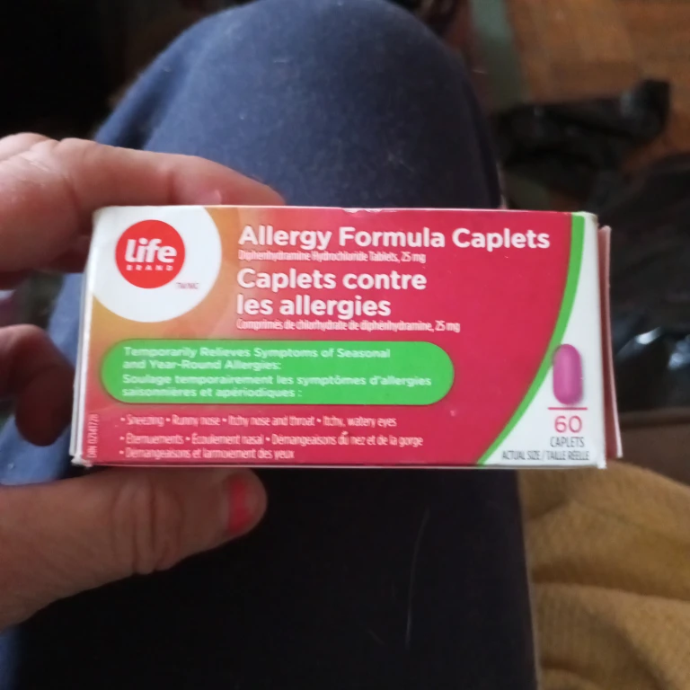 Life Brand Allergy Formula Caplets🌱