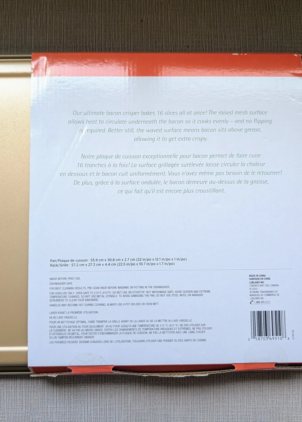 Brand New President's Choice Ultimate Bacon Crisper - photo 3