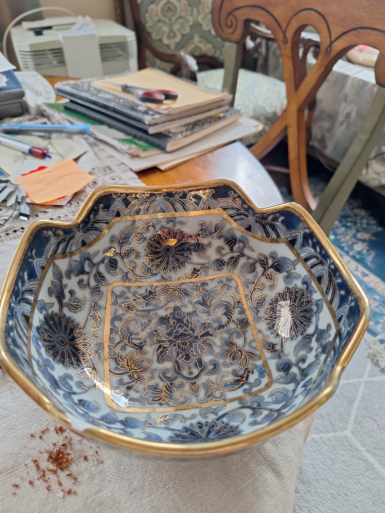 Decorative Bowl with Faux Fruit and Pinecones - photo 2