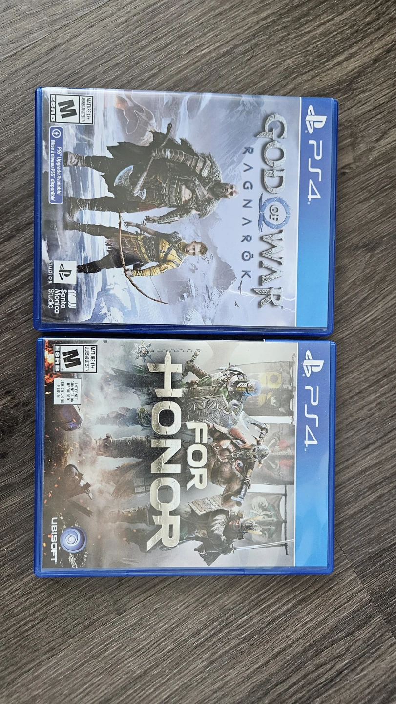 Playstation 4 Games: God of War Ragnarök & For Honor