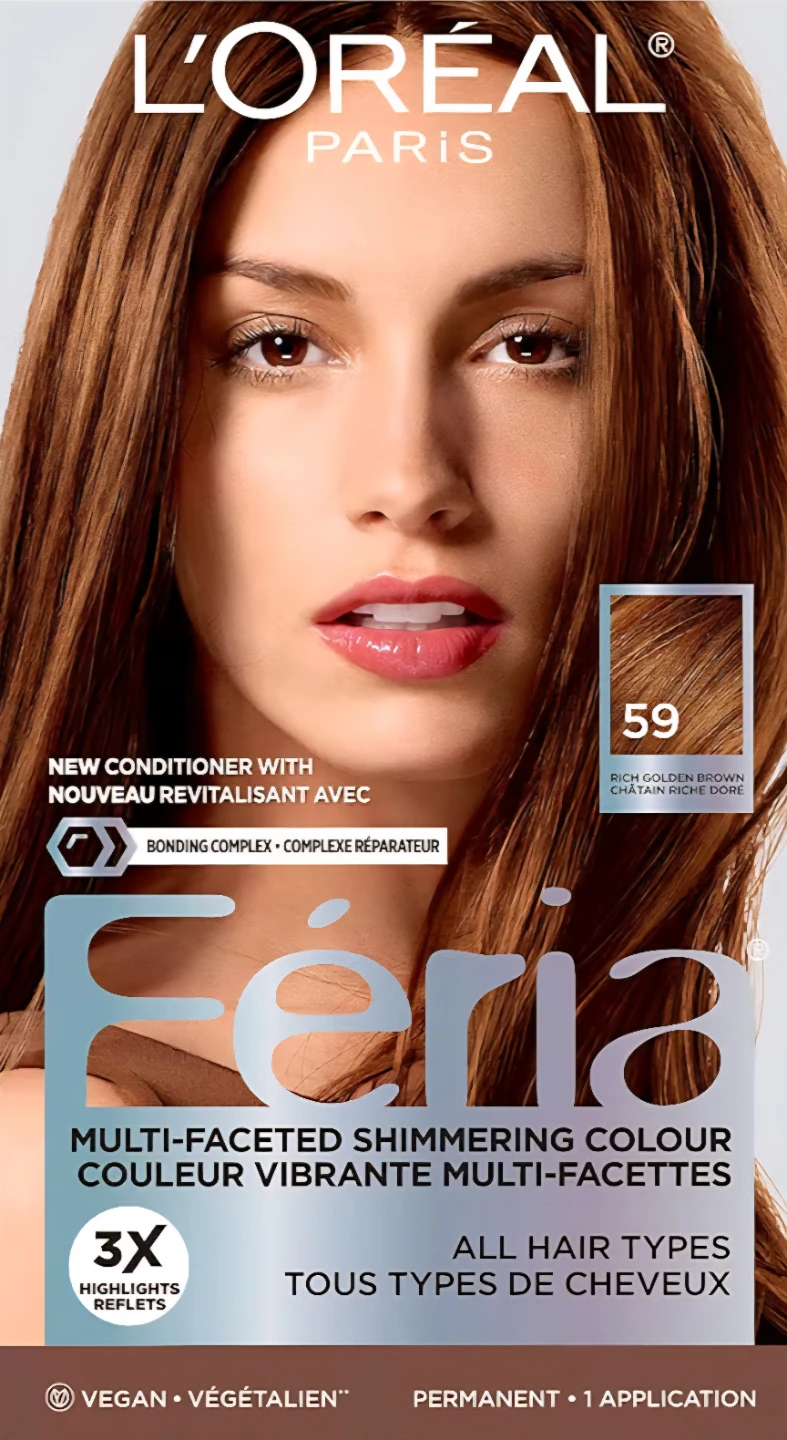 L'Oréal Paris Feria Hair Colour 59 Rich Golden Brown