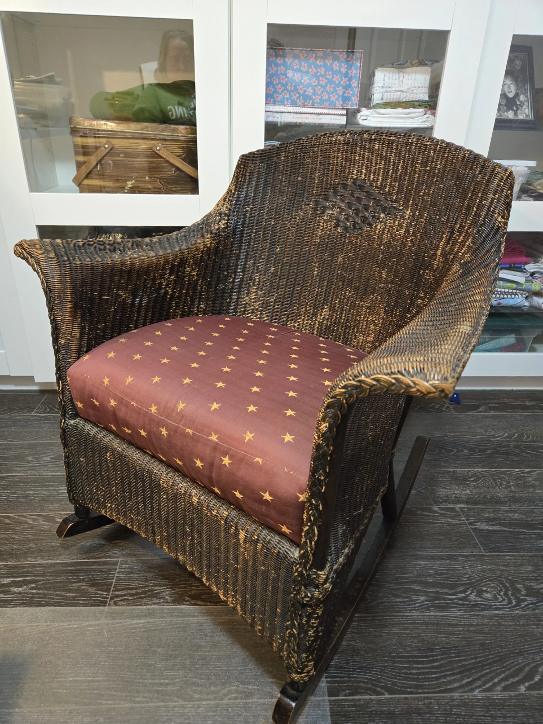 Antique Wicker Rocking Chair