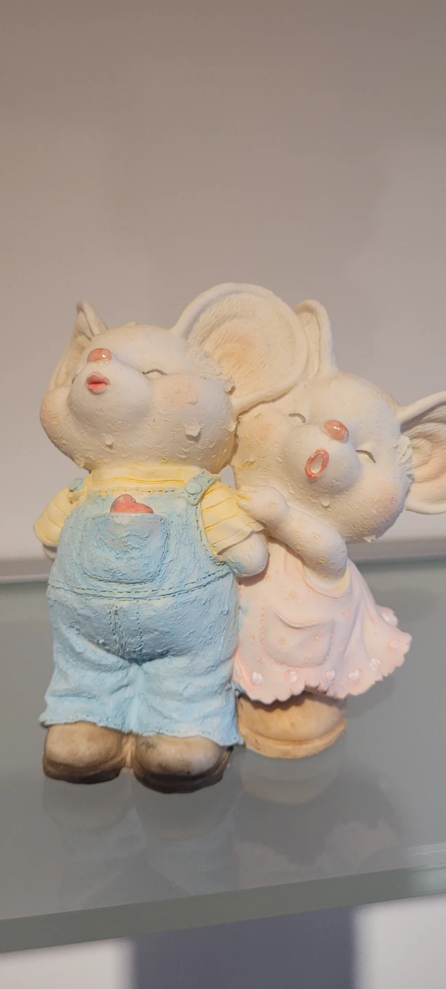 New Adorable Mouse Couple Figurine (set of 4) - photo 4
