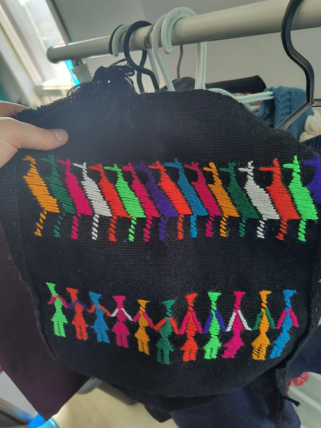 Mexican fabric bag, dancers? - photo 2