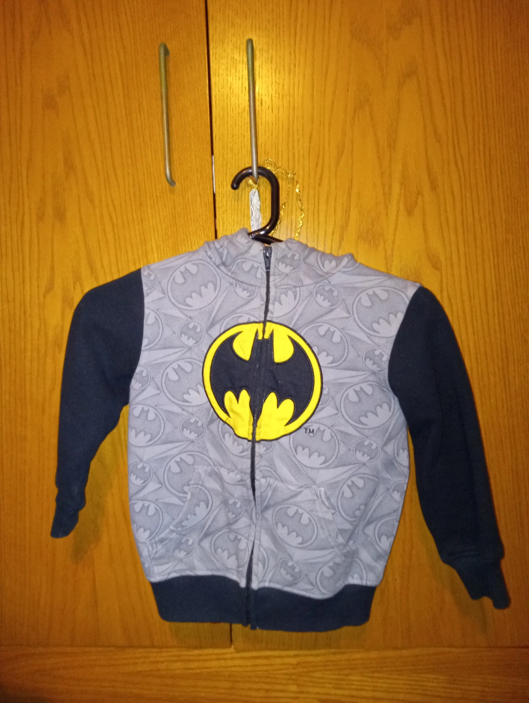 Kids Batman Zip-Up Hoodie size 4
