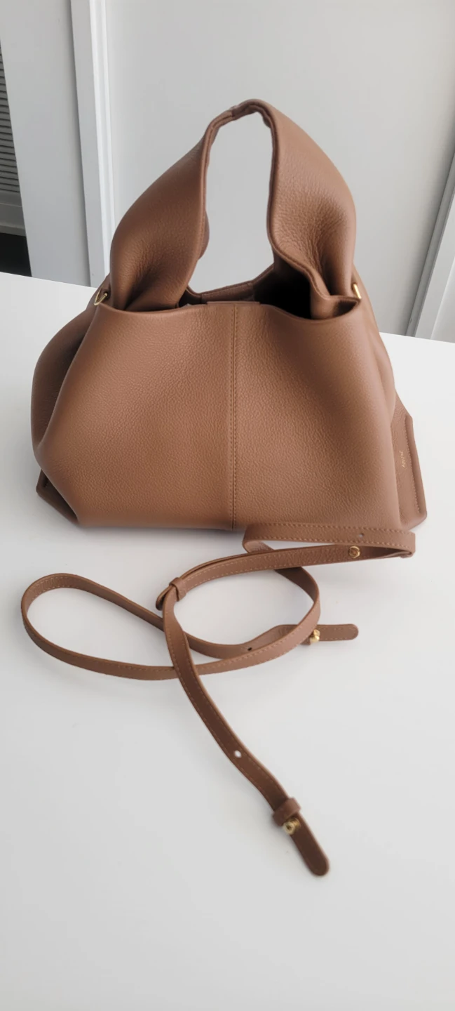 Polene Handbag numéro 9 camel