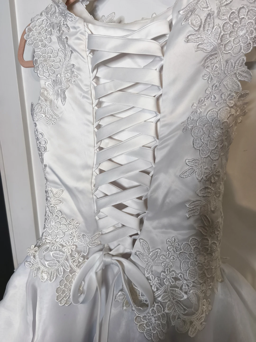 White Lace Overlay Dress - photo 4