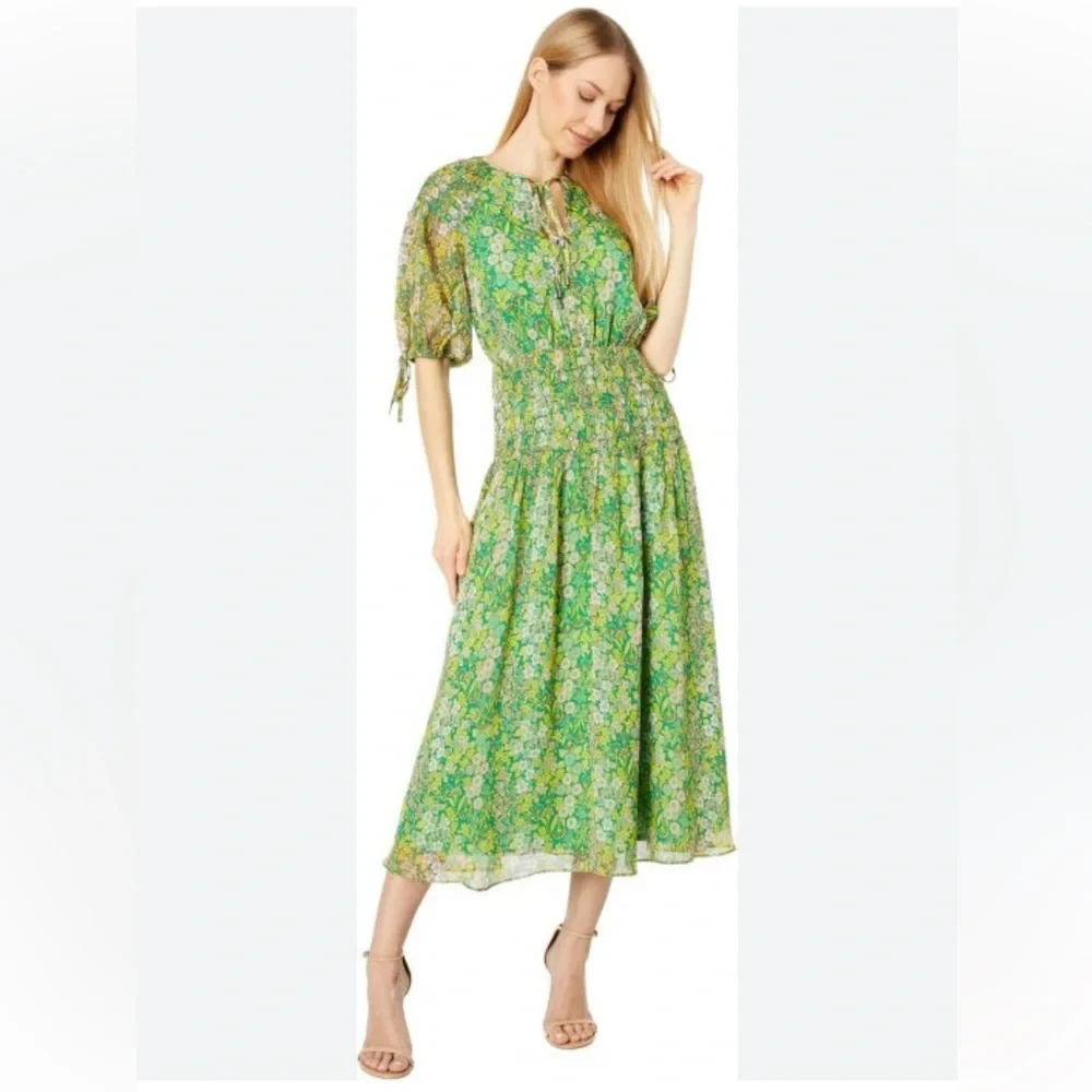 Ted Baker Green Floral Midi Dress - photo 5