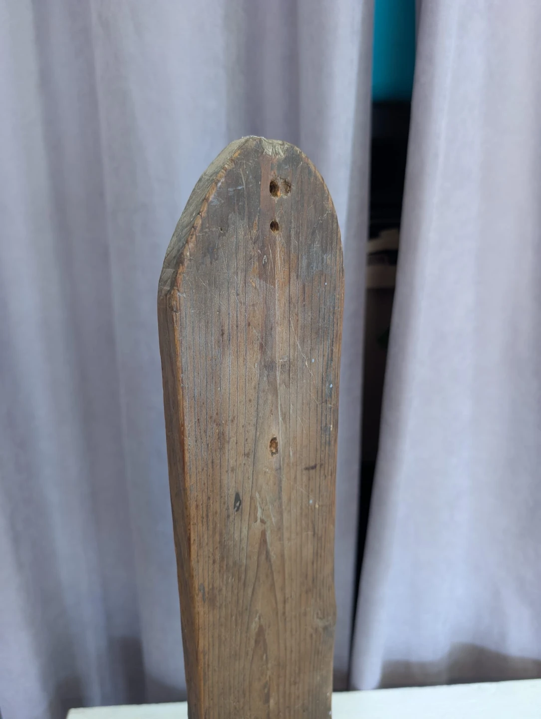 Antique Knife sharpening Board/utensil Holder and Pumice - photo 4