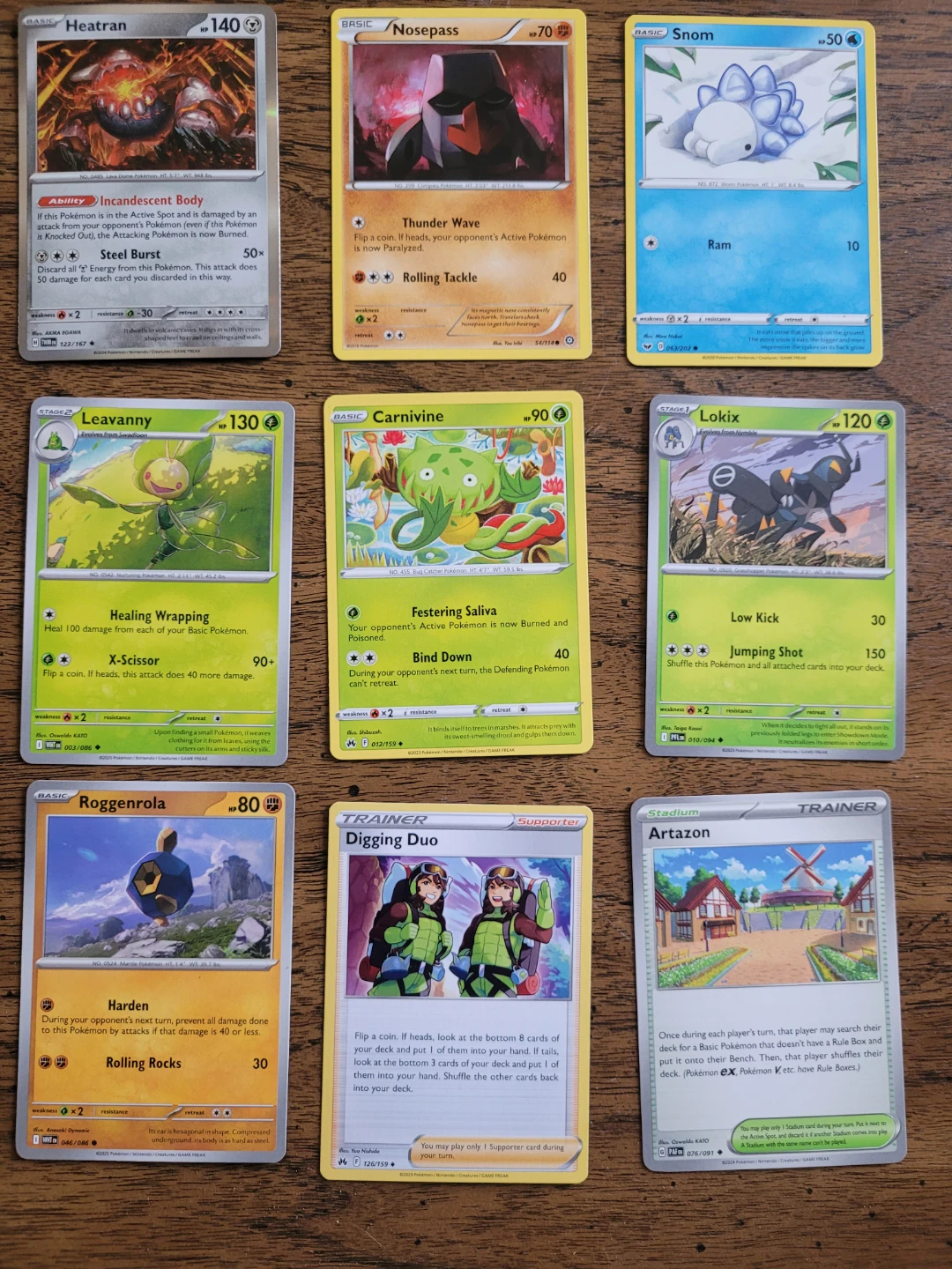 Assorted Pokémon Trading Cards Lot