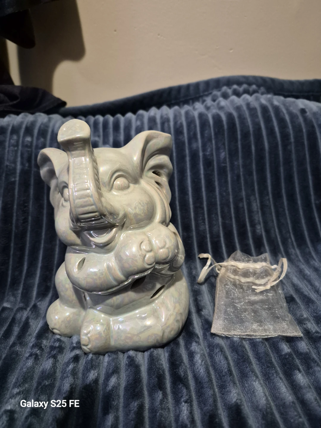 Ceramic Elephant potpourri holder
