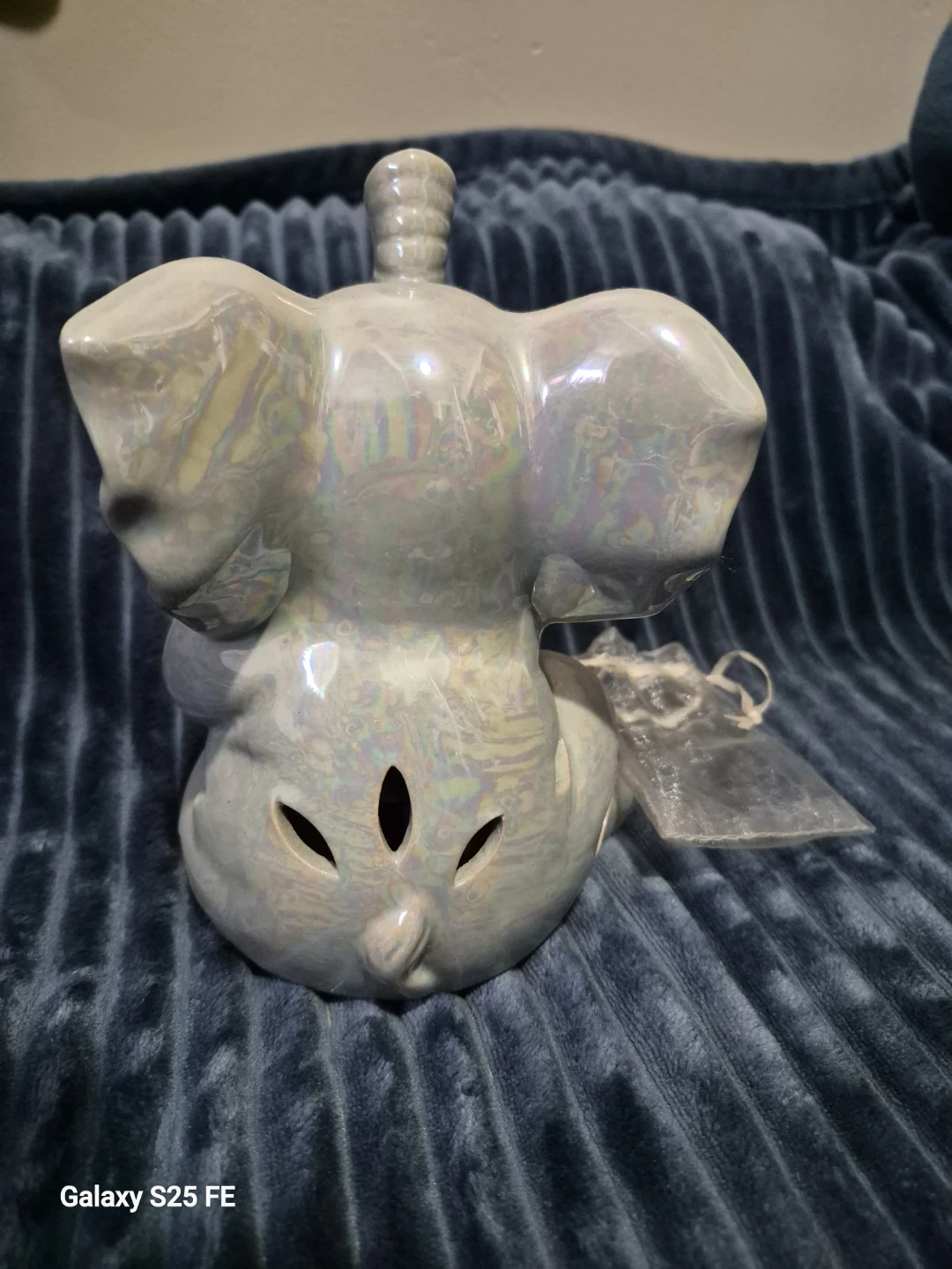 Ceramic Elephant potpourri holder - photo 2