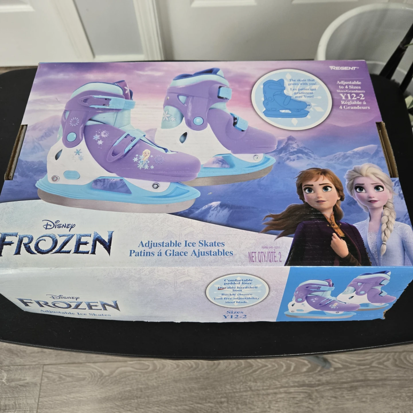 Youth kids adjustable skates frozen elsa - photo 4