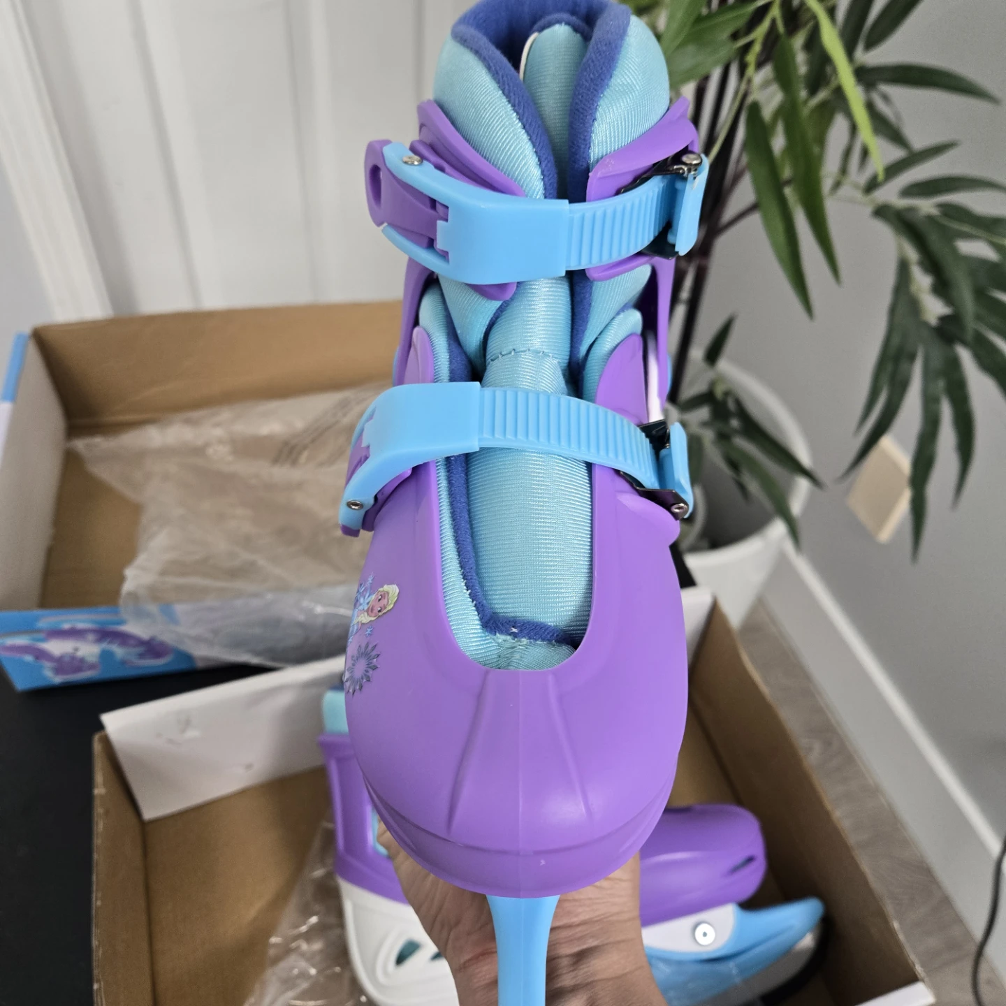 Youth kids adjustable skates frozen elsa - photo 5