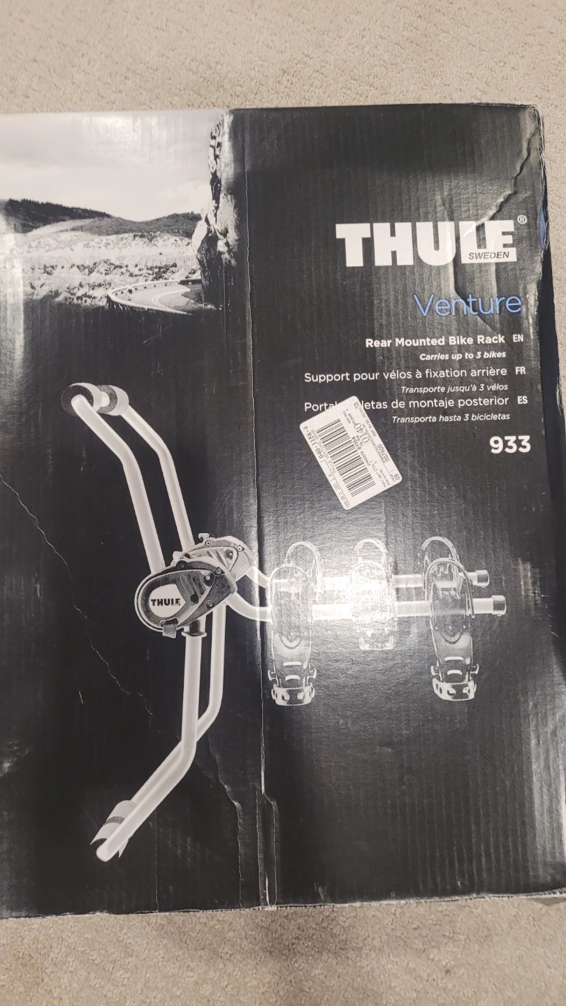 Thule Venture 933 Rear Mounted 3-Bike Rack - photo 2