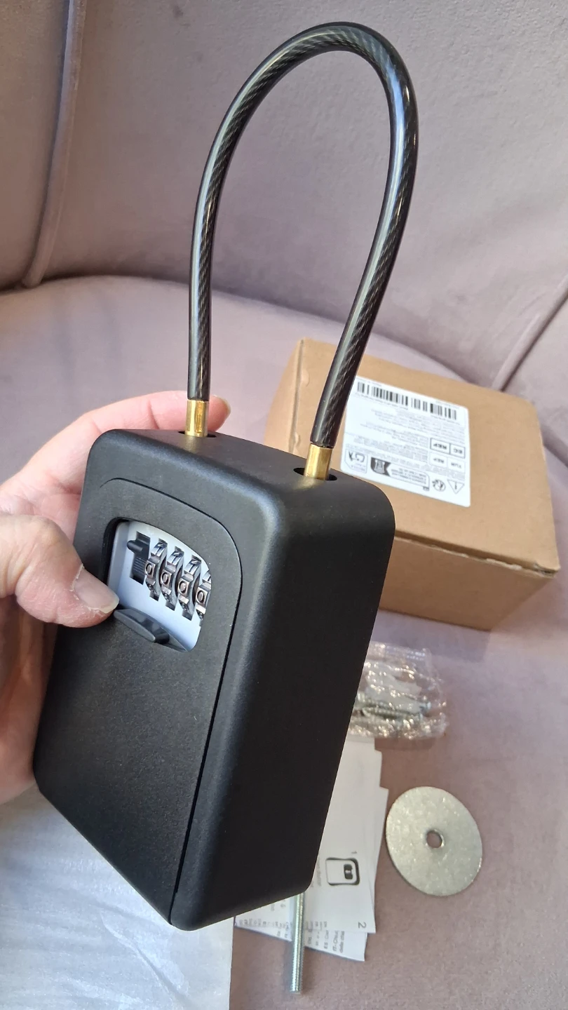 UPGRADED flexible shackle Large size KeyBox Lock - photo 5