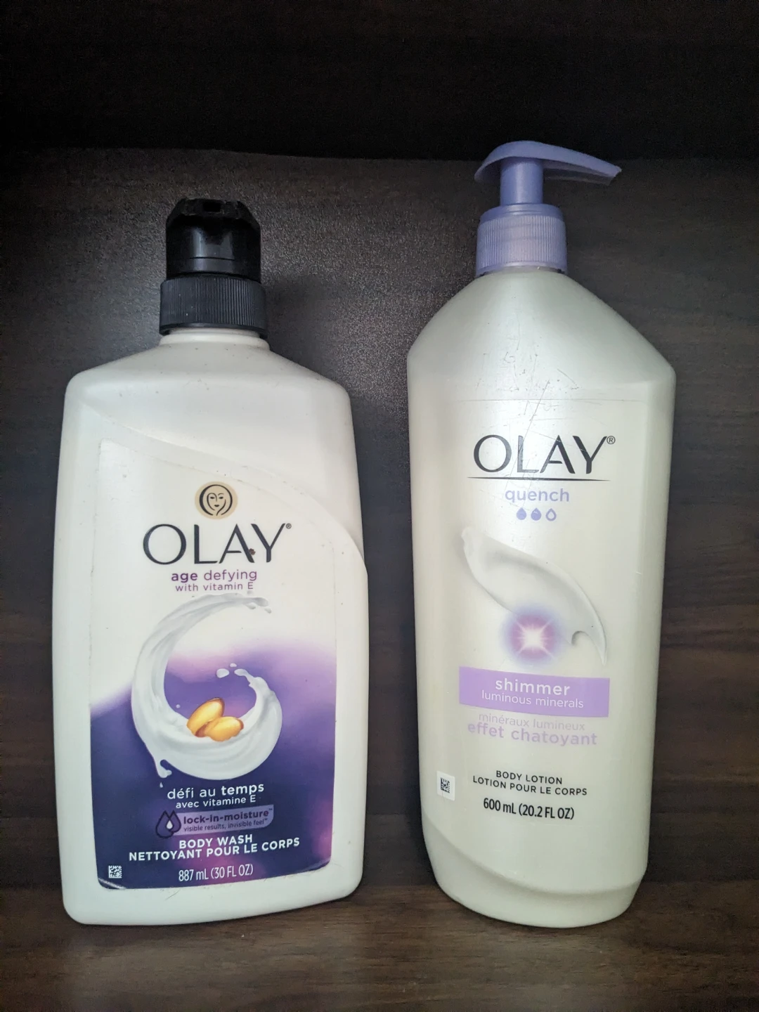 Olay Body Wash and SOLD OUT Shimmer Body Lotion