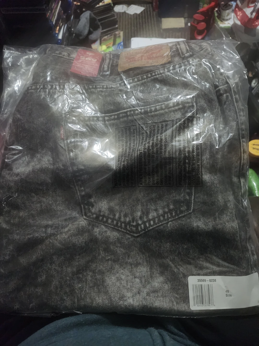 Levi's 505 Shorts- Size 40 - Black Wash