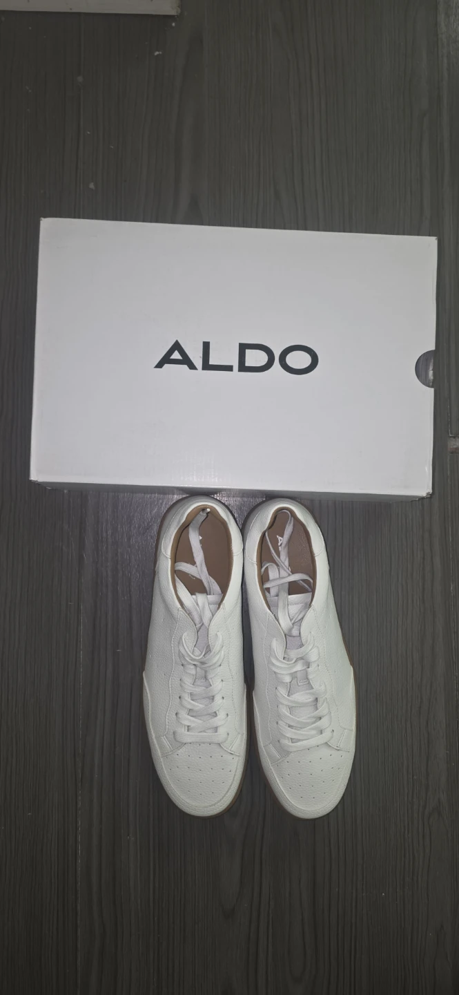 Brand New ALDO Men's white  Causal Sneakers (Size 45)
