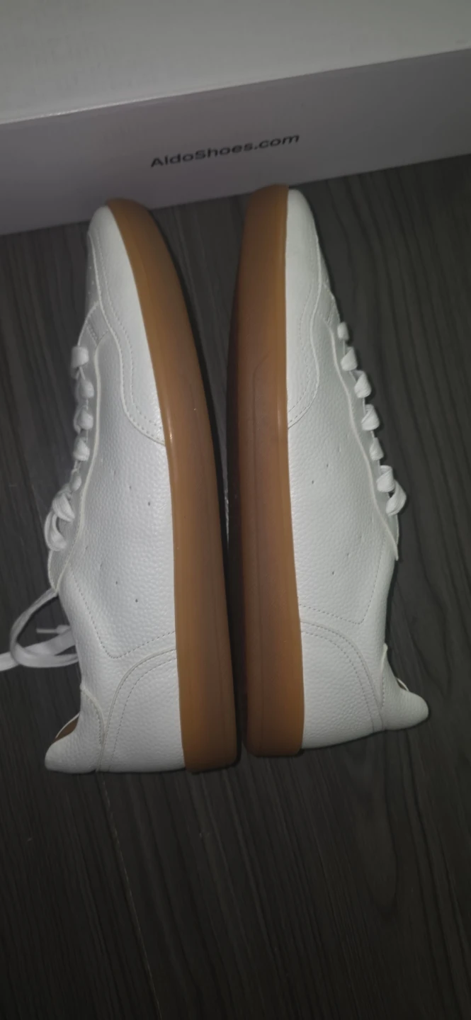 Brand New ALDO Men's white  Causal Sneakers (Size 45) - photo 3
