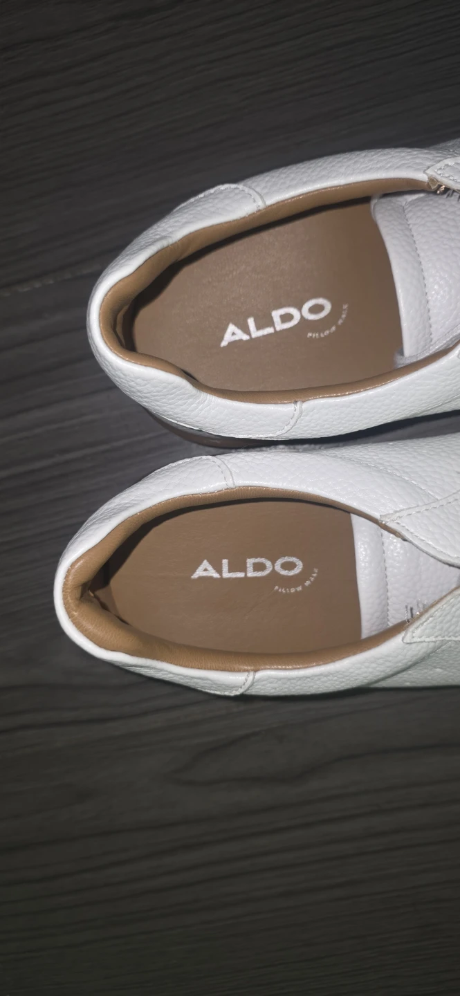 Brand New ALDO Men's white  Causal Sneakers (Size 45) - photo 5