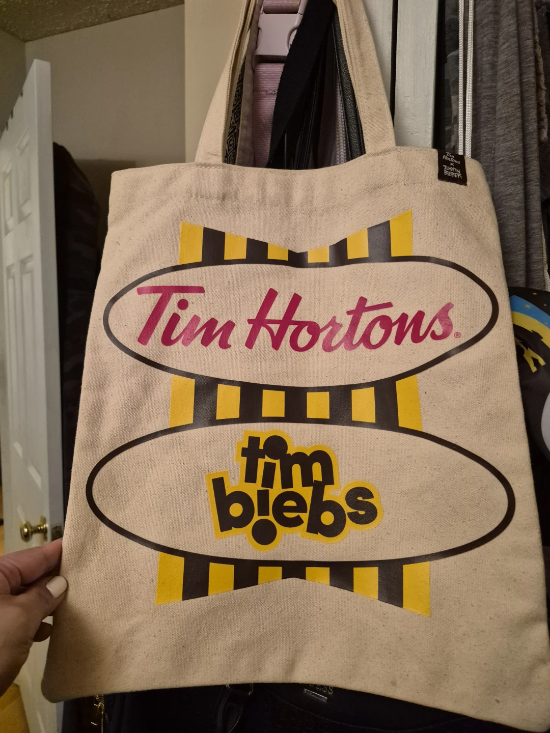 Tim Hortons x Justin Bieber Tote Bag