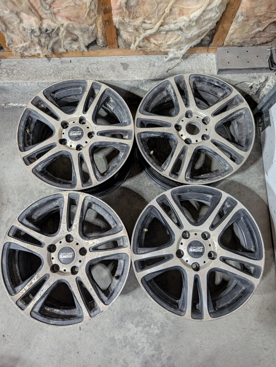 (4)-16 Inch Sport Tuning Alloy Rims 5x114.3