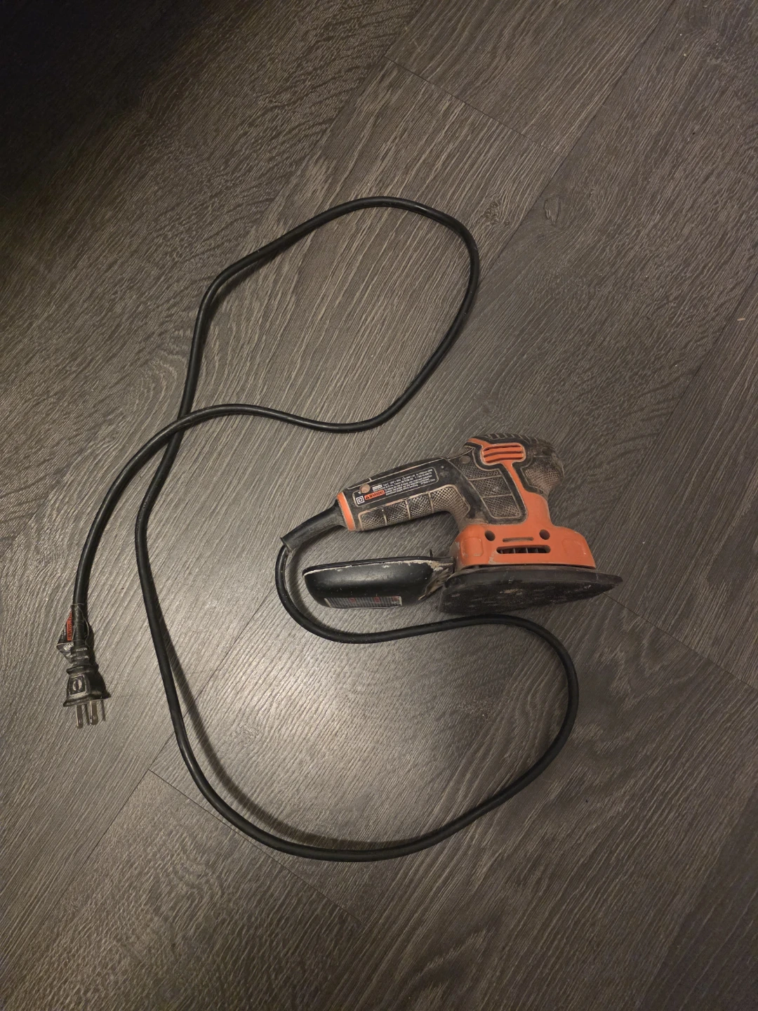 Black & Decker Orbital Sander - NO BAG
