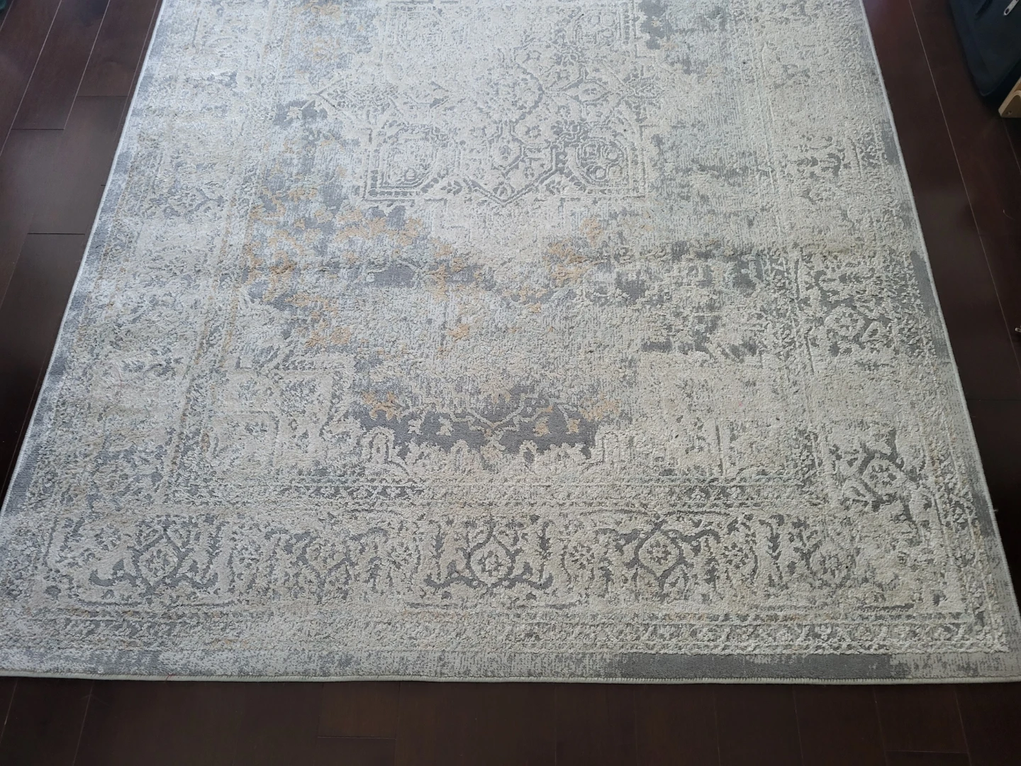 Area Rug - Grey and White Patterned - photo 2