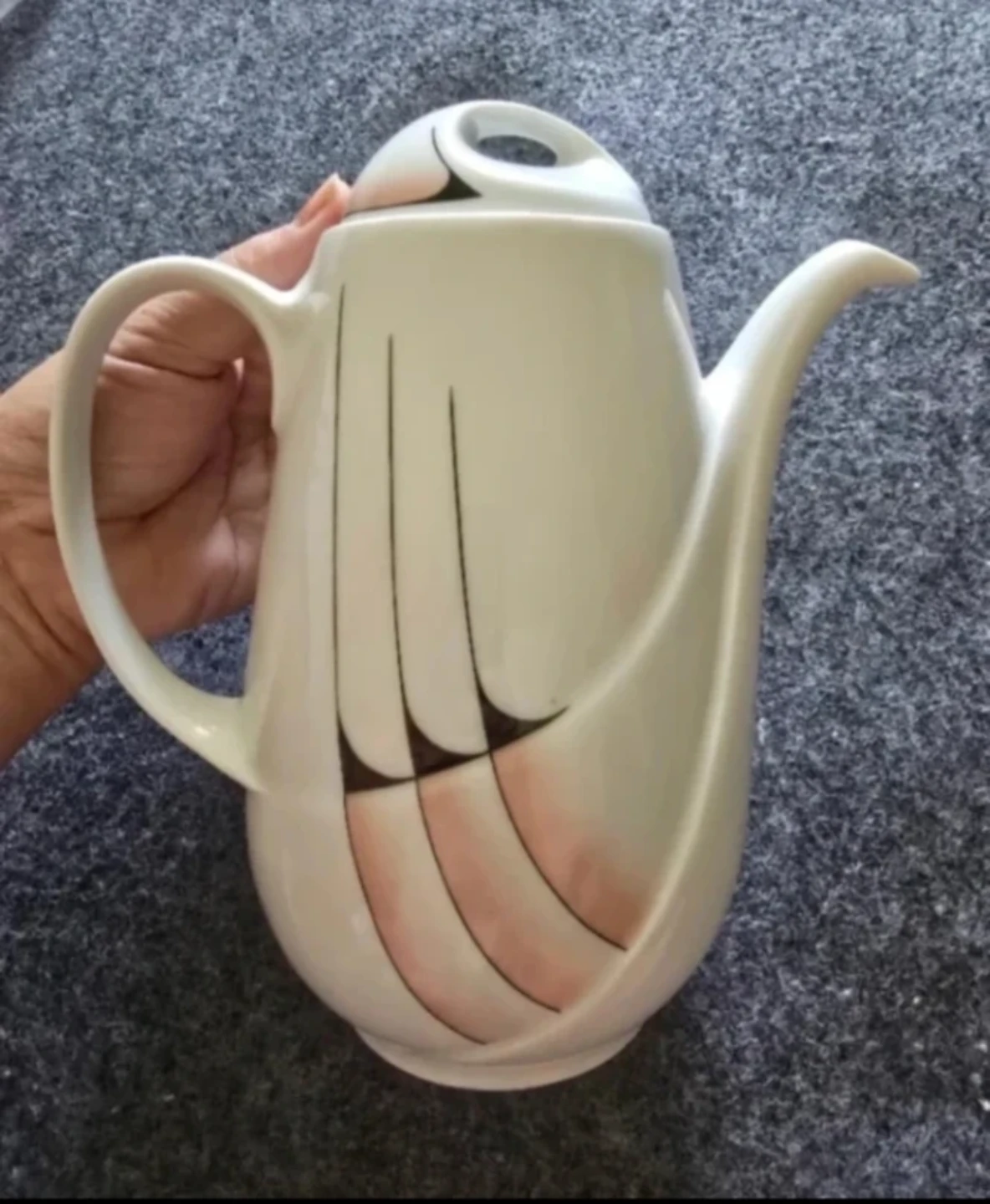 Vintage MCM  Germany Coffee Teapot Vohenstrauss - photo 2