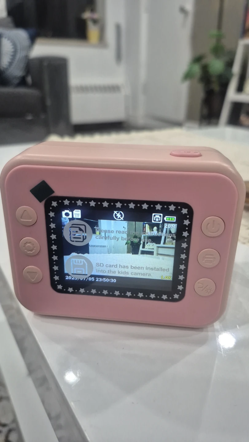 Pink Kids Instant Print Camera with Markers - photo 5