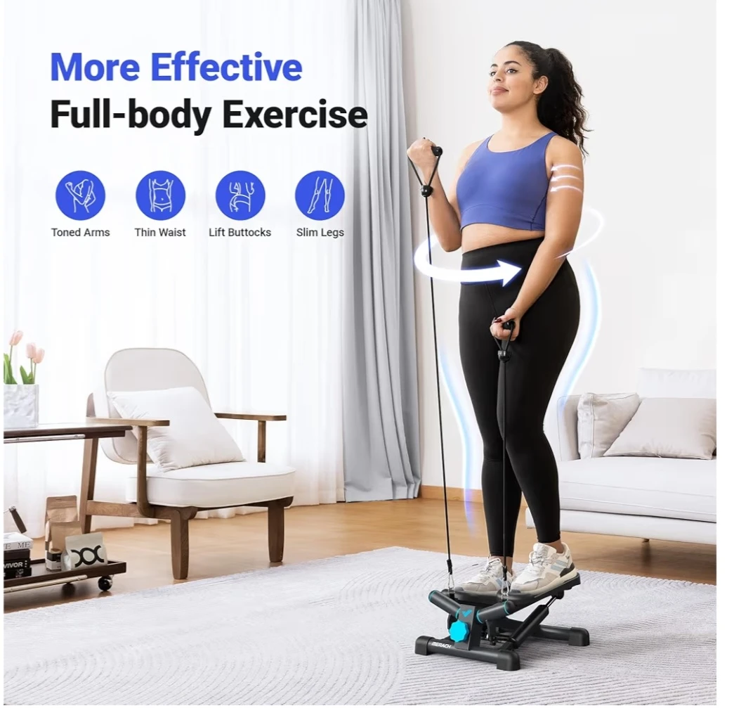 MERACH Mini Stepper with Resistance Bands - photo 3