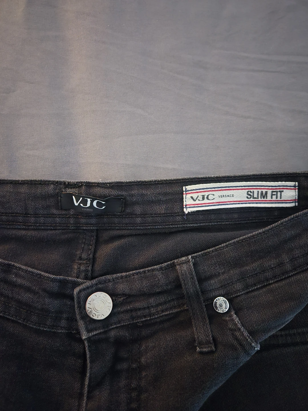 VJC Versace Slim Fit Jeans - Dark Wash - photo 2