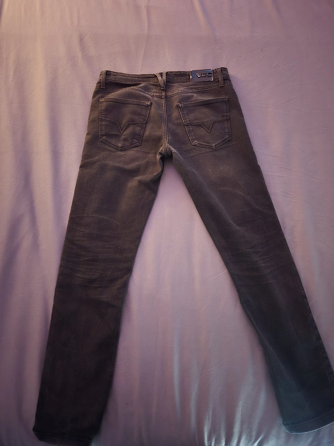 VJC Versace Slim Fit Jeans - Dark Wash - photo 3